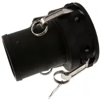 Tameson Raccord Camlock DN 90 (4'') en polypropylène Pilier de tuyau (100 mm) Type C MIL-C-27487