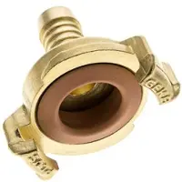 Tameson Embout de tuyau 13 mm (1/2'') GEKA Coupleur en laiton pour tuyau de jardin KTW