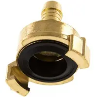 Tameson Embout de tuyau 13 mm (1/2'') Coupleur en laiton pour tuyau de jardin GEKA Rotatif lorsqu'il est désaccouplé