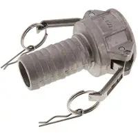 Tameson Raccord Camlock DN 40 (1 1/2'') en aluminium Pilier de tuyau (38 mm) Type C MIL-C-27487