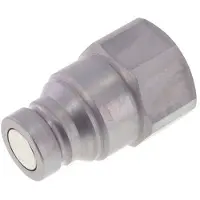 Tameson Acier DN 25 Bouchon hydraulique à face plate G 1 1/4 pouce filetage femelle ISO 16028 D 36mm