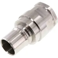 Tameson Acier inoxydable DN 40 Hydraulic Coupling Plug G 1 1/2 inch Female Threads ISO 7241-1 B D 44.5mm