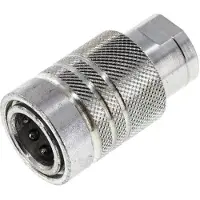 Tameson Acier DN 10 Coupleur hydraulique Manchon G 3/8 pouce Filetage femelle ISO 7241-1 A D 16mm