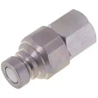 Tameson Bouchon hydraulique en acier DN 6.3 à face plate G 1/4 pouce filetage femelle ISO 16028 CEJN D 16.2mm