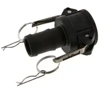Tameson Raccord Camlock DN 32 (1 1/4'') en polypropylène Pilier de tuyau (32 mm) Type C MIL-C-27487