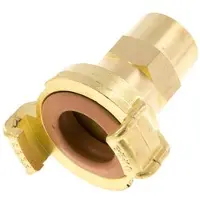 Tameson Embout de tuyau 13 mm (1/2'') GEKA Coupleur en laiton pour tuyau de jardin KTW Raccord pour tuyaux industriels