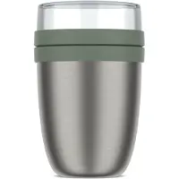 Mepal Ellipse 500+200ml Thermal Food Box Argenté