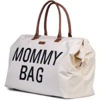 Childhome Sac à Langer Childhome Mommy Bag Big Ecru Noir
