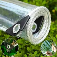 OEM Pare-soleil de terrasse transparent et pliable - Imperméable - À structure alvéolaire - Boîtier imperméable transparent - 1 m x 2 m, pour le camping, le balcon, l'abri de jardin, la tente de jardin