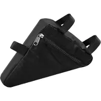 OEM Porte-vélos triangulaire - Sac à vélo rectangulaire - Transport sécurisé des objets - Bandes réfléchissantes - Compatibilité universelle - Noir