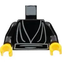 LEGO 1x Torse Minifigure Star Wars Luke Skywalker noir Jedi sw0044 973ps2c01