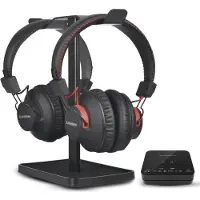 Avantree HT41899 Plus - Casque TV Bluetooth 5.3 Double Qualcomm avec Transmetteur avec aptX Adaptive pour Télévision sans Fil