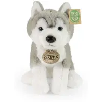 Rappa Peluche Husky 23 Cm Ecologique Douce