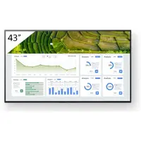 Sony FW-43BZ30L Écran d'affichage numérique Écran plat d'affichage numérique 109,2 cm (43") LCD Wi-Fi 440 cd/m² 4K Ultra HD Noir Android 24/7