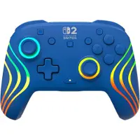 Turtle Beach Afterglow Wave Nintendo Switch 2 Controller Bleu