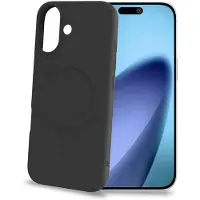 Celly Coque souple en TPU compatible MagSafe pour iPhone 17, noire