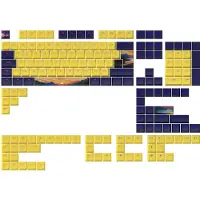 Dark Project Housses de clavier mécanique - Sunset PBT - ANSI & ISO