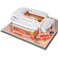Joker University Games U00882 Liverpool Football Club 3D Puzzle, Red, 40x30x11cm Completed