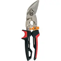 Fiskars Powergear Aviation Snip Offset Left Sheet Metal Scissors 38.1 Mm Argenté