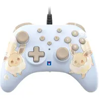 Hori Manette filaire HORIPAD Turbo (Évoli Cottage Core) pour Nintendo Switch 2 – Sous licences officielles Nintendo et The Pokémon Company International