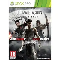 Xbox 360 Just Cause 2sleeping Dogs & Tomb Raider Bundle Clair