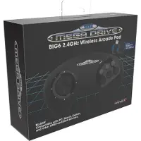 Retro-Bit SEGA MD BIG6 Gamepad USB (PC), Manette, Noir