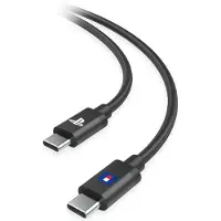 Hori Câble de charge USB-C vers USB-C - PlayStation pour manettes DualSense et DualSense Edge PS5 - Longueur : 3 m - Noir
