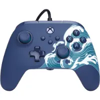PowerA Manette filaire Advantage, Xbox Series X|S, Xbox One, PC, officielle, effet Hall, Aqua Wave