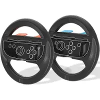 Trade invaders Pack de 2 Volants - - Switch 2 - Ergonomiques - Boutons Agrandis - Protection ABS