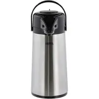 Thermos Jug With Pump 1.9l-steel Milk Jug Argenté One Size / EU Plug 220V