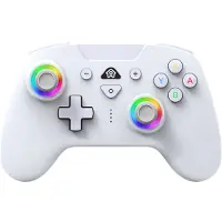 Subsonic Manette sans fil - - Switch 2 / Switch - LED programmables - Vibrations - Gyroscope - Blanche