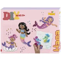 Hama Coffret perles à repasser - - Les Sirènes - 4000 perles - 2 plaques - 5 ans et plus