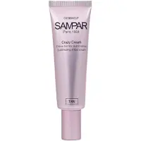 Sampar Crazy Cream Tan - Creme d'auto-tannage pour lueur naturelle - Peau lisse et hydratee - formule anti-age et rafrachissante - Accelerateur
