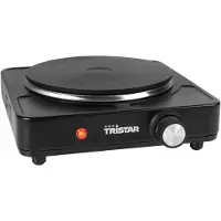 Tristar Haushaltsgeräte Plaque chauffante simple 1500 W, diamètre 18,5 cm