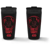 Ginza.se Star Wars - Dark Vador Mug transportable en métal 450ml, Tasse, Multicolore