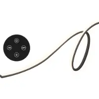 Osram BLACK LED ACOUSTIC STRIP 29W 2.6M 13MM (Blanc chaud, 260 cm, Intérieur)