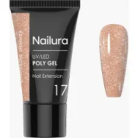 Nailura - Poly Gel 17 - Champagne Shimmer - 30 ml (Champagne scintillant)