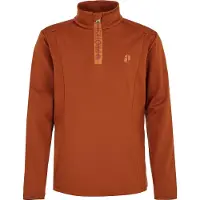 Protest WILLOWY JR - T-shirt à col zippé 1/4, couleur Umberorange, référence 152
