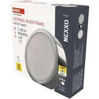 Emos Luminaire LED NEXXO nickel brossé, 17 cm, 12,5 W, blanc chaud/neutre, ZM5233