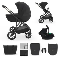 Kinderkraft Poussette combinée 3 en 1 Prime 3 Venezian Black