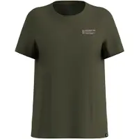 Odlo Cotton Blend Unlimited Short Sleeve T-shirt Vert L Femme