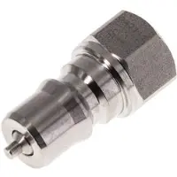 Tameson Coupleur hydraulique en acier inoxydable DN 6.3 Bouchon G filetage femelle 1/4 pouce ISO 7241-1 B D 14.2mm