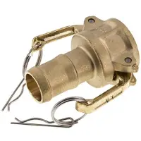 Tameson Raccord Camlock DN 32 (1 1/4'') en laiton Pilier de tuyau (32 mm) Type C MIL-C-27487