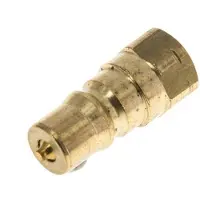 Tameson Bouchon de raccord hydraulique DN 5 en laiton 1/8 pouce filetage NPT femelle ISO 7241-1 B D 10.9mm