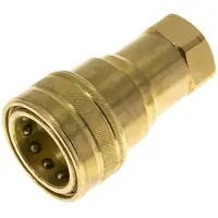 Tameson Laiton DN 25 Coupleur hydraulique femelle 1 pouce NPT Filets ISO 7241-1 B D 37.8mm