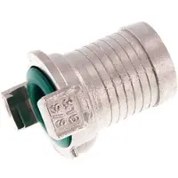 Tameson Embout de tuyau de 32 mm (1 1/4'') Coupleur en acier inoxydable pour tuyau de jardin GEKA