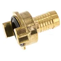 Tameson Embout de tuyau 19 mm (3/4'') Coupleur en laiton pour tuyau de jardin GEKA Rotatif lorsqu'il est désaccouplé