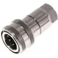 Tameson Coupleur hydraulique DN 10 en acier inoxydable Embout G 3/8 pouce filetage femelle ISO 7241-1 B D 19.1mm