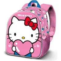KARACTERMANIA Sac à dos Hello Kitty 3D Elite Heart 7,5 l, 30 x 25 x 10 cm Taille unique