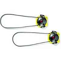 Original Brands Fermeture à vis Sidi Tecno-3 Push courte, taille universelle, jaune/noir - précise...